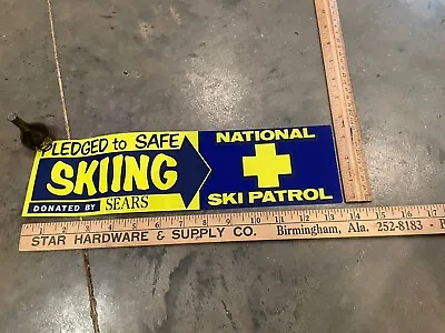 Vintage National Ski Patrol  Sears  Bumper Sticker • $25