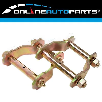 2 Front Greasable Leaf Spring Shackles For Hilux LN106 LN46 LN65 Pre IFS 79~97 • $55.95