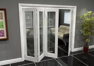 Roomfold Grande 3+1 White Internal Bi-Fold Door System • £859