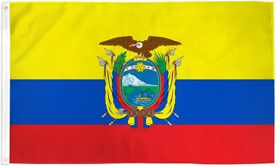 3x5 Ecuador Flag Country Banner South American Pennant Bandera Indoor Outdoor • $4.98