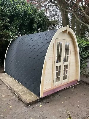 4m X 2.4m Glamping/Camping Pod/Outdoor Office/Garden Room/Log Cabin/Summerhouse • £4750