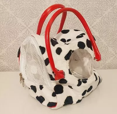 Official Disneyland Dalmatian Pet Carrier For Soft Toys With Feed Bowl • £17.99