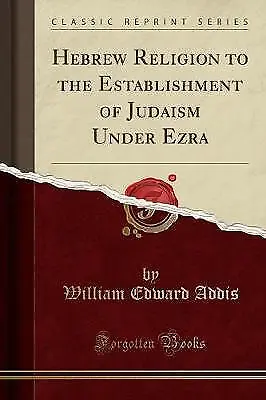 £15.36 • Buy Hebrew Religion To The Establishment Of Judaism Un