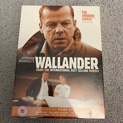 Wallander Collected Films 21-26 (Box Set) (DVD 2011) New Sealed • £12.50