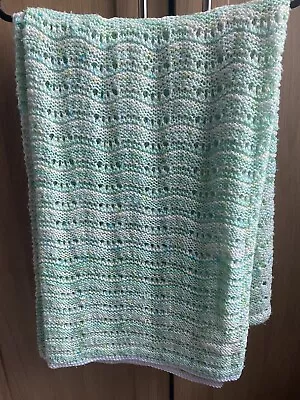 Baby Hand Knitted Blanket • £8