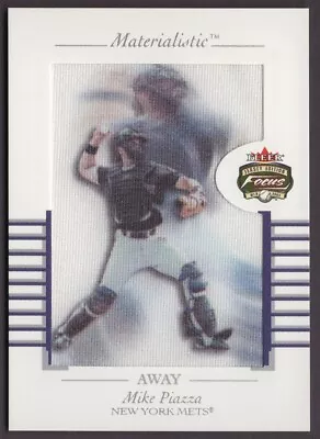 2002 Fleer Focus Materialistic Away #3 Mike Piazza |NM-MT| New York Mets • $5.99