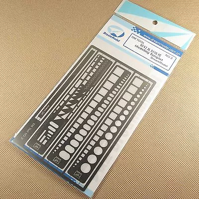 $14.99 • Buy New Stainless Steel PE Photo Etched Tools Scribing Panel Rivet Template DT02