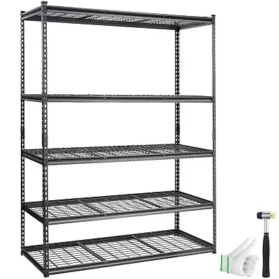 VEVOR Storage Shelving Unit Garage Storage Rack 5-Tier Adjustable 2000 Lbs Load • $135.99