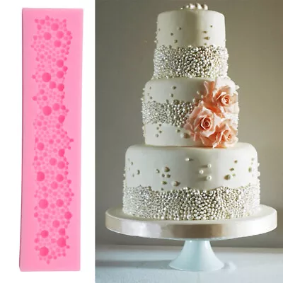 £5.99 • Buy Silicone Fondant Mould Chocolate Baking Mold Cake Decorating Sugarcraft DIY Tool