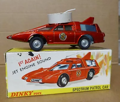 Dinky Spectrum Patrol Car Boxed Leaflet Captain Scarlet 103 Red  Great Condition • £429.99