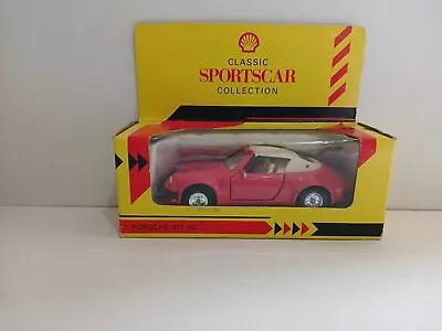 Maisto - Porsche 911sc - Red - 1/36 Scale Pullback Model - Shell Supercar Series • £10.99