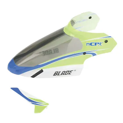 Blade BLH3519 Complete Green Canopy/Body +Tail Fin Blade MCP X & MCPX2 • $9.96