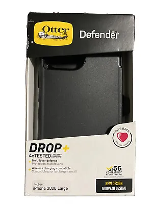 $74 • Buy IPhone 12 Pro Max (6.7 ) OTTERBOX Defender Series Screenless Rugged Case - Black
