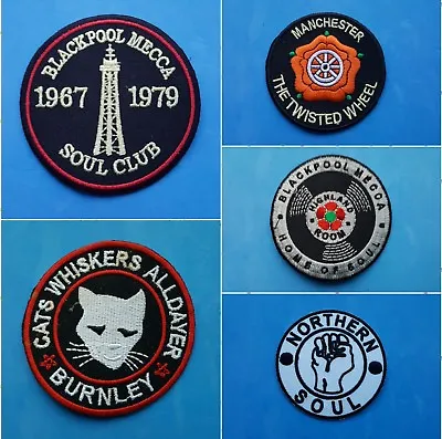 £12.95 • Buy Collection Of Five Patches Mod Scooter Northern Soul Wigan Casino Ska