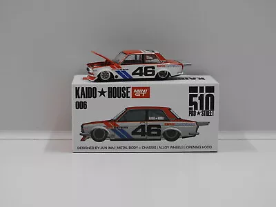 1:64 Datsun 510 Pro Street  Kaido House  BRE510 V2 #46 (OPENED UNSEALED)  True  • $43.95