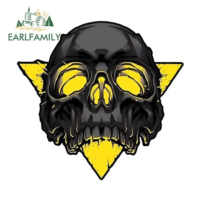 EARLFAMILY 5.1  Monster Skull Car Sticker Motorcycle Window Trunk Decal Decorate • $3.79