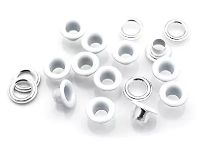 CRAFTMEMORE 100pack 3/16 ID Colored Eyelets Grommets With Washers 5mm Aluminium • $15.94