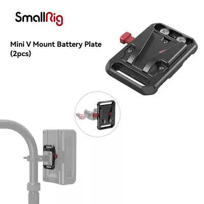 SmallRig Aluminum Alloy Mini V Mount Battery Plate (2pcs) 2987 • $79.20