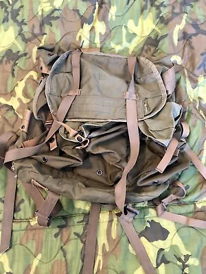 Rare Vietnam Military Army Tropical Rucksack Jungle With X Frame Lightweight • $499.99