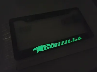 (Glowing) Godzilla GTR V2 100% Carbon Fiber License Plate Frame Premium • $45