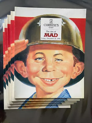 1992 Christie's East THE ART OF MAD Magazine Auction Catalog • $12.50