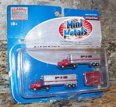 Mini Metals PIE IH R-190 Diecast Semi Tractor Trailer Truck 2 Pack 1:160 N Scale • $27.59