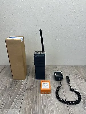 VTG Motorola HT220 Handie Talkie FM 2-Way Radio W/ Original Box Mic - Working!! • $200