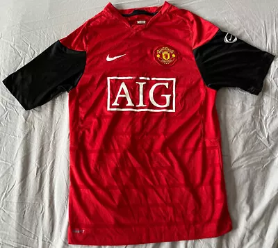 £0.99 • Buy Manchester United Football Training Top, 2007/2008, Men’s Small