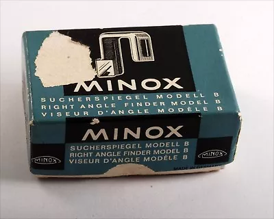 VTG. Collectible 1950s Minox Spy Camera Right Angle Finder Model B  Box & Manual • $87.99
