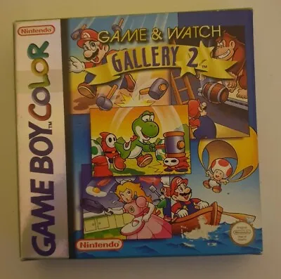 Nintendo Game Boy Color Game GAME & WATCH GALLERY 2 Original Vintage UK Gameboy • £29