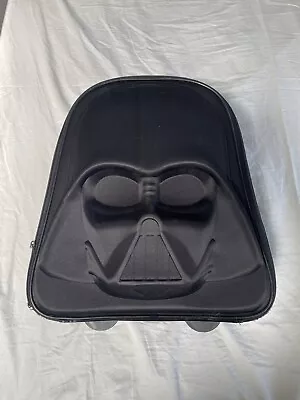 Star Wars Darth Vader Helmet 3D Suitcase Luggage Bag Kids Disney Store Exclusive • £33.72