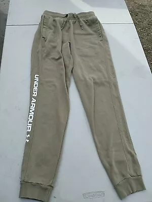 UNDER ARMOUR Men's Sweatpants Marine Green Size SMALL  • $20