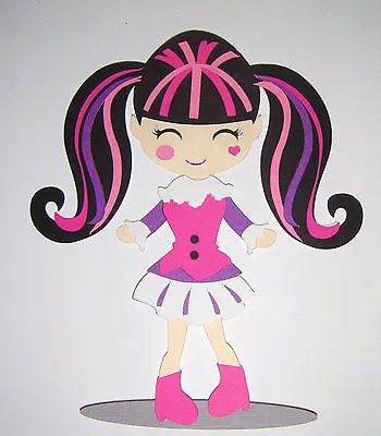 Monster High Draculaura  Paper Doll Scrapbook Embellishment • $3