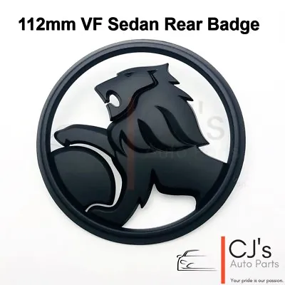 $28.86 • Buy Holden Lion Matte Black Rear Boot Badge Fits VF SS SV6 Calais Commodore Sedan