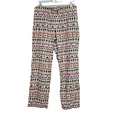 Hanna Andersson ELF PJ Pants Christmas Holiday Drawstring Womens Size Medium • $26.06