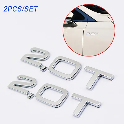 Auto Accessories Engine Letter Trim 2.0T 2.0T Logo Emblem Badge 3D Sticker Parts • $9.88