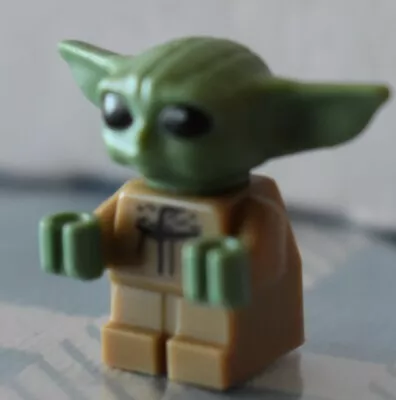 LEGO BABY YODA Grogu Minifigure Figure Star Wars Mandalorian NEW • $42.83