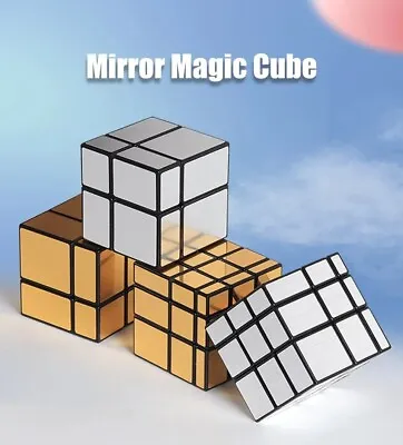 SENGSO Mirror Magic Cube 3x3 Golden Magic Cubo Professional Puzzle High Quality • $10.99