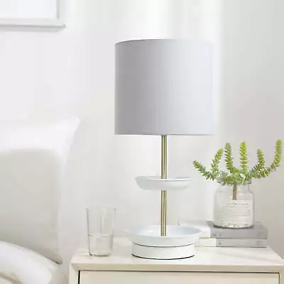Two Tier Catchall Table Lamp Gold • $30.35