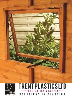 £15.33 • Buy Greenhouse & Shed Window Replacement Acrylic Clear Like Glass Plastic Perspex