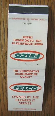 £5.72 • Buy Farm Related: Felco Co-op Elevator (odebolt, Iowa) Matchbook Matchcover -f8