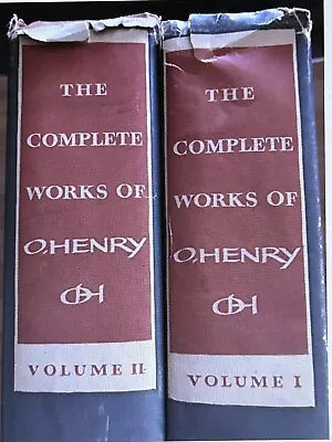 The Complete Works Of OHenry; Volumes 1 & 2; 1953; Doubleday • $40