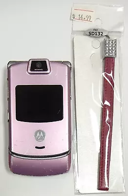 Motorola RAZR V3m - Pink ( Verizon ) Very Rare Flip Cell Phone - Extended Life • $93.49