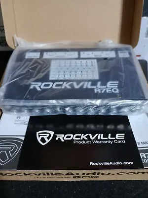 Rockville R7EQ 1/2 Din 7 Band Car Audio Equalizer • $35