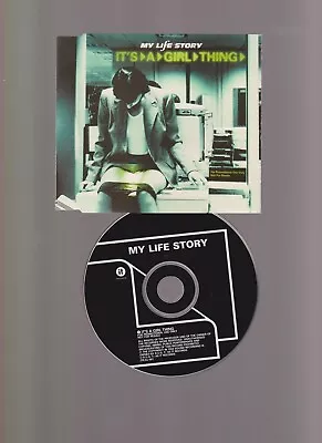 (-0-) MY LIFE'S STORY It’s A Girl Thing 1 TRACK PROMO CD SINGLE RARE EX/EX • £3.50