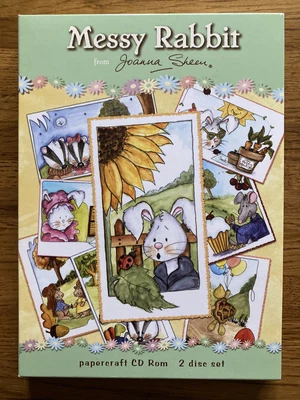£2 • Buy Joanna Sheen: Messy Rabbit - Papercrafting CD Rom - 2 Disc Set