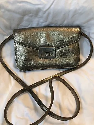 Marc By Marc Jacobs Silver Clutch Crossbody Bag Metallic Evening Bag • $44