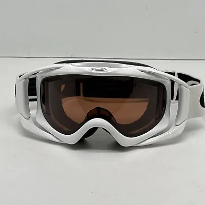Oakley Ambush Snow Polished White Persimmon Lens Snowboarding Goggles Unisex • $33.99