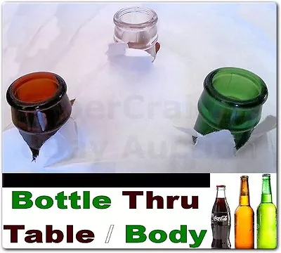 £5.99 • Buy Bottle Through Table Or Body 3 Magic Trick Gimmicks Included For Coke Beer Wine
