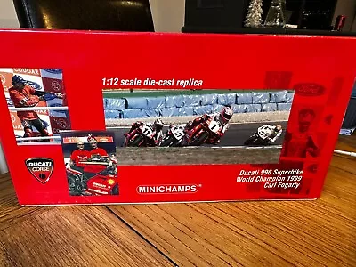 Minichamps 1/12 Scale 122 991211 - Ducati 996 - Carl Fogarty • £90